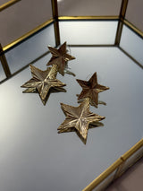 Orecchini pendenti stella doppia