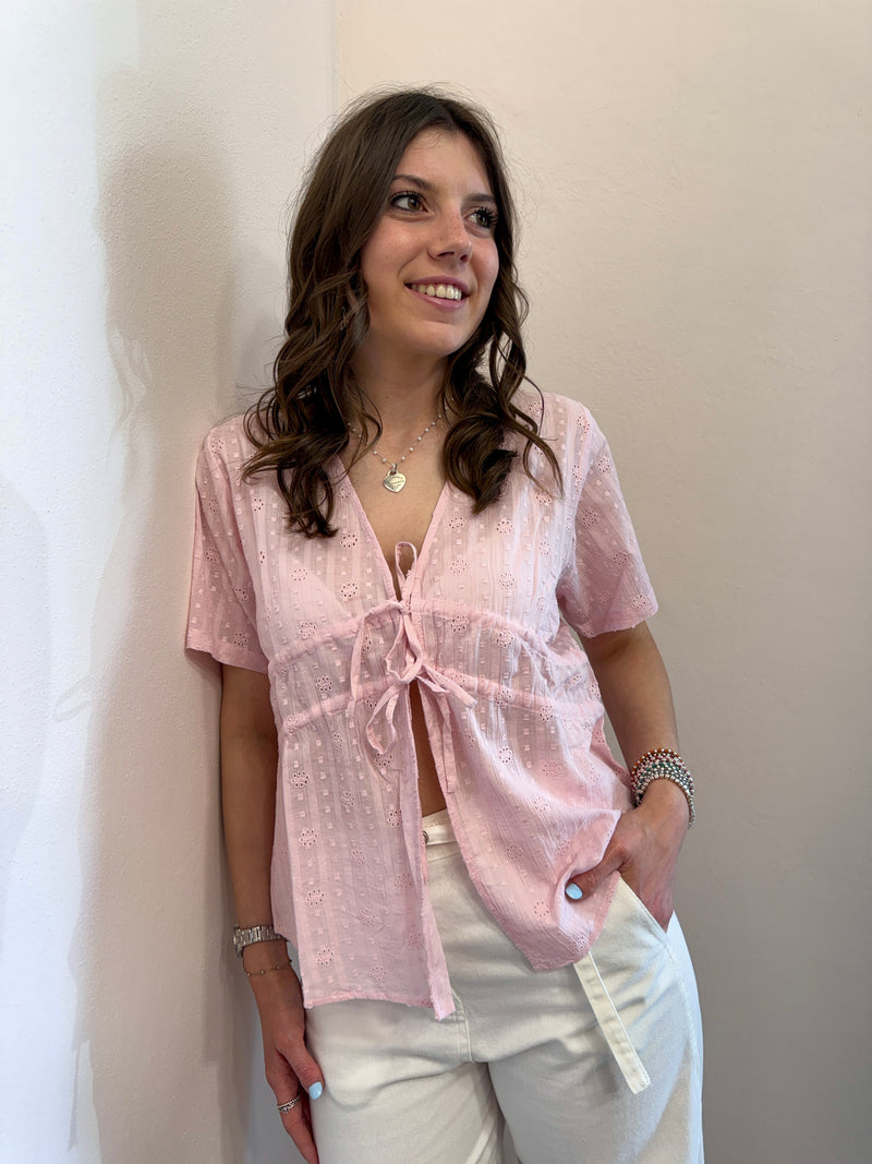 Camicia Taila in rosa La Petite ètolie Paris