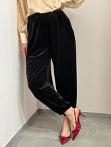 Pantalone ballon in velluto moro Susy Mix