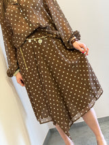 Gonna midi con punta Kontatto