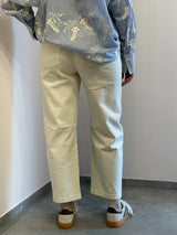 Pantalone Barrell Kontatto panna ￼