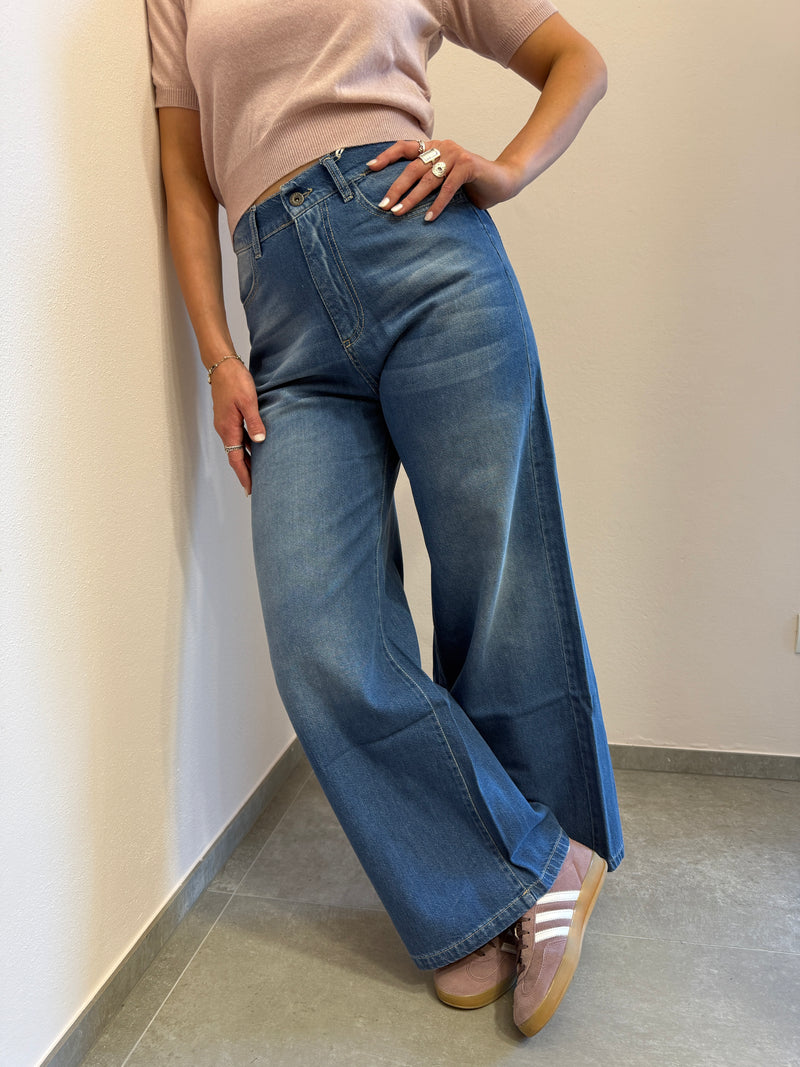 Jeans flare baggy Kontatto