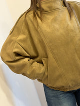 Bomber over in suede deserto -Tensione In