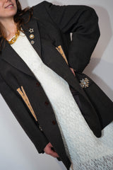 Blazer/Giacca vintage moro Susy mix