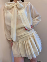 Camicia  chiffon avorio Kontatto
