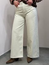 Jeans Giusi in drill burro Tensione In