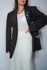 Blazer/Giacca vintage moro Susy mix