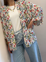 Kimono mezza manica- Fiori
