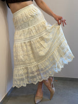 Gonna Ricami Boho-Romantica