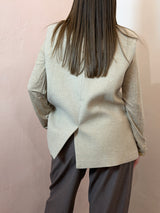Gilet strutturato con spalline imbottite - Lumina