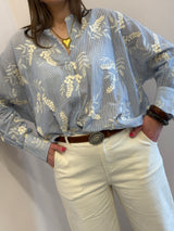 Camicia coreana ricamata, Kontatto