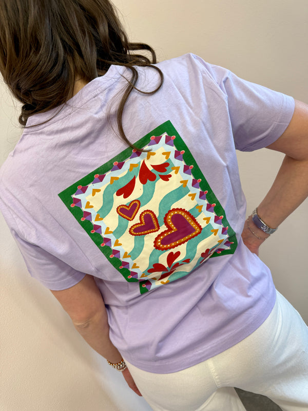 T-shirt Love lilla La Petite ètolie Paris