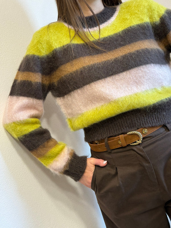 Maglione a righe Kontatto