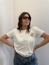 T-shirt con ricamo snoopy