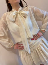 Camicia  chiffon avorio Kontatto
