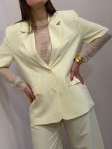 Completo sartoriale “Sunlight Pastel" – Blazer Corto & Pantalone