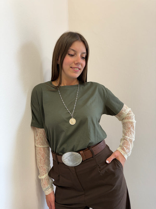 Collana argento con moneta Susy Mix