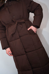 Piumino lungo cioccolato Susy Mix