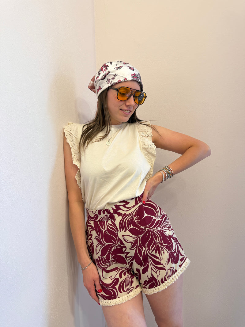 Short in viscosa con nappine SusyMix