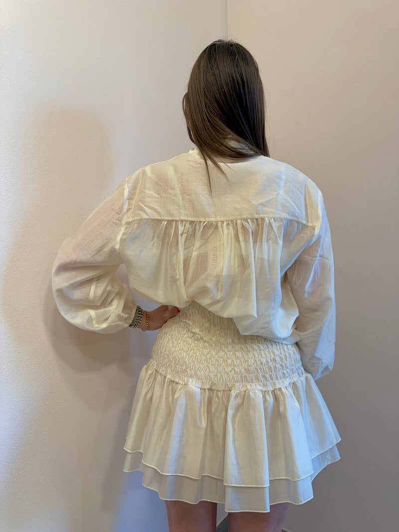 Camicia  chiffon avorio Kontatto