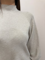 Abito in maglia color sabbia