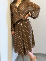 Gonna midi con punta Kontatto