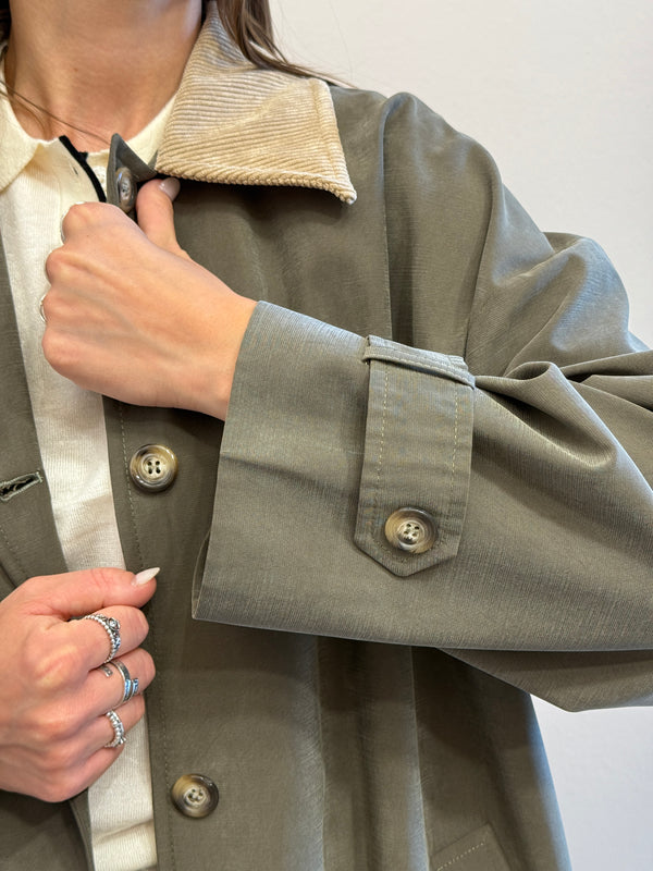 Trench Barbour color verde Susy Mix