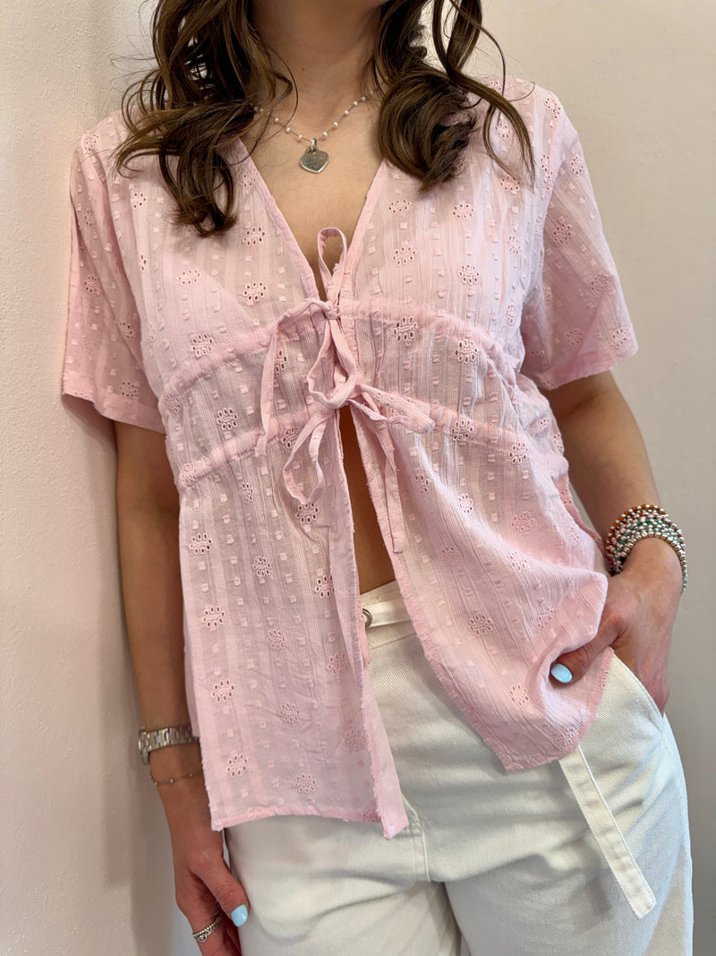 Camicia Taila in rosa La Petite ètolie Paris