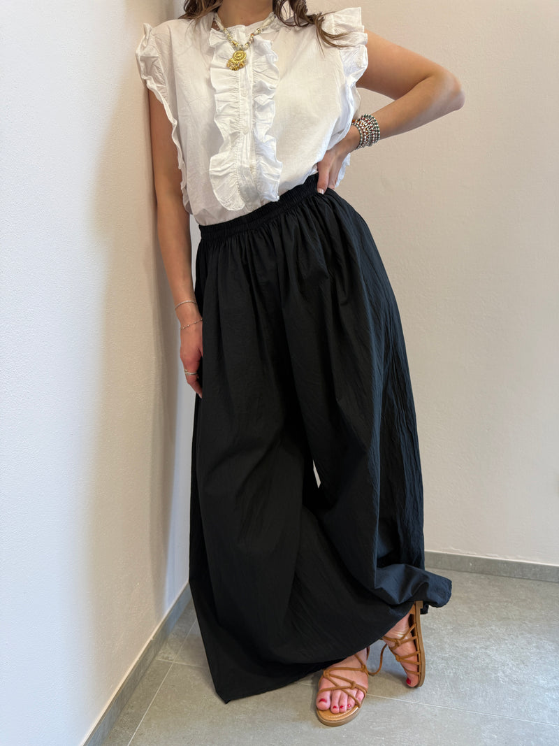 Blusa smanicata bianca