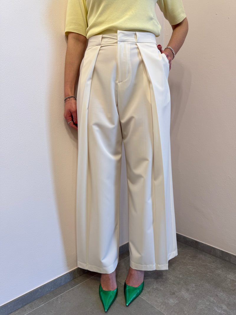Pantalone crema Lumina