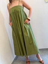 Abito Lungo "Easy-Chic" in Verde Oliva
