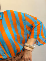 Camicia a righe in mussola - Tensione in