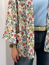 Kimono mezza manica- Fiori