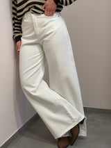 Jeans Giusi in drill bianco Tensione In
