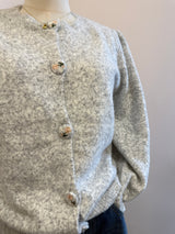 Cardigan corto mélange