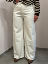 Jeans Giusi in drill bianco Tensione In