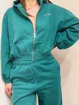 Felpa cropped Kontatto