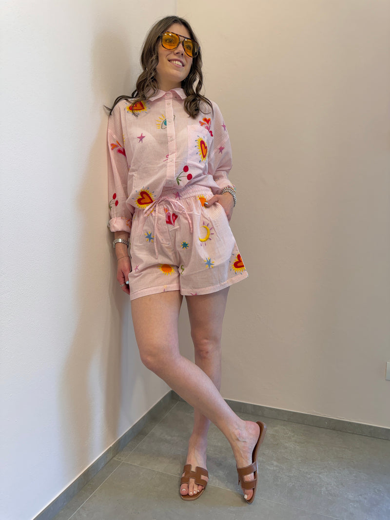 Camicia Clemmy con ricami La Petite ètolie Paris