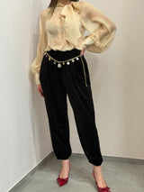 Pantalone ballon in velluto moro Susy Mix