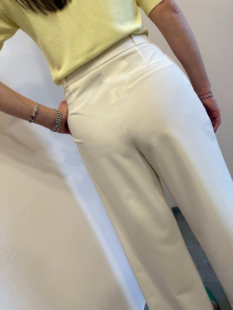 Pantalone crema Lumina