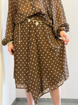 Gonna midi con punta Kontatto