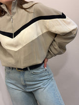 Maglia con zip, color deserto Tensione In
