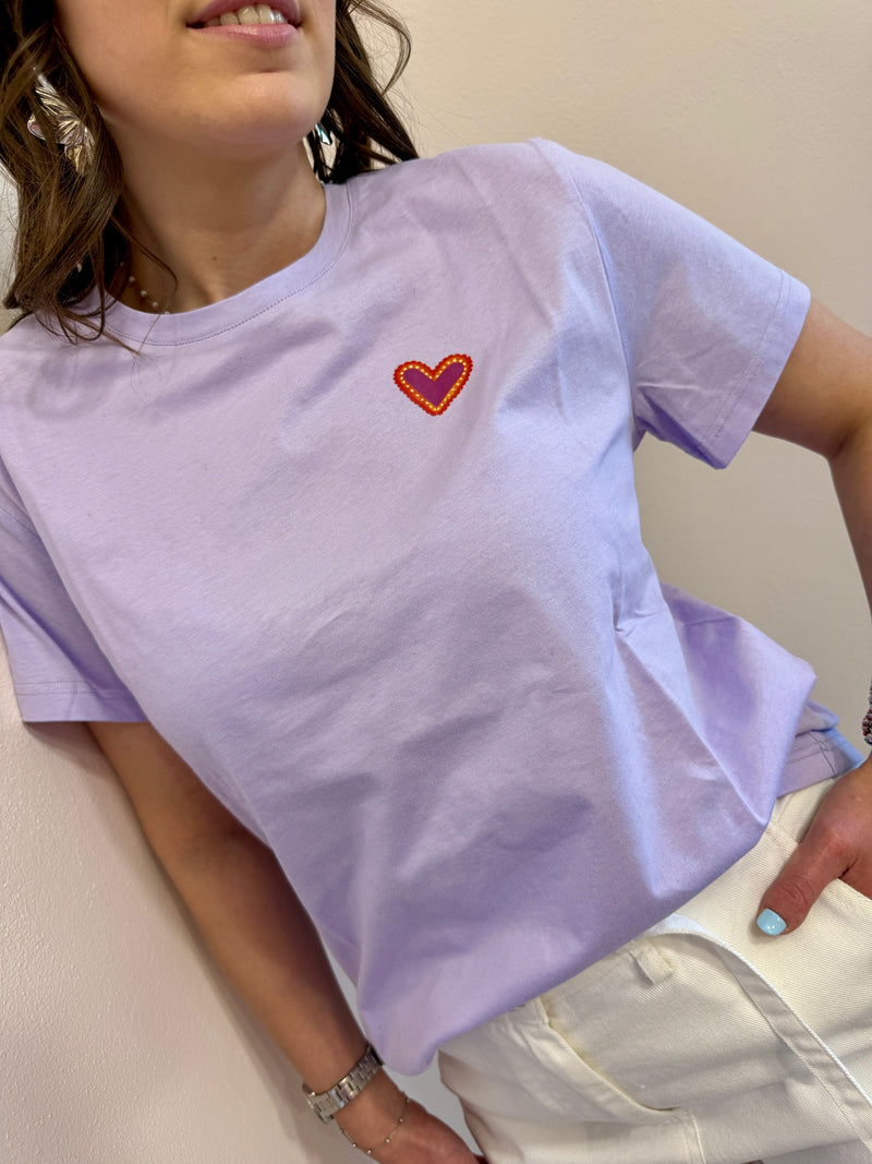 T-shirt Love lilla La Petite ètolie Paris