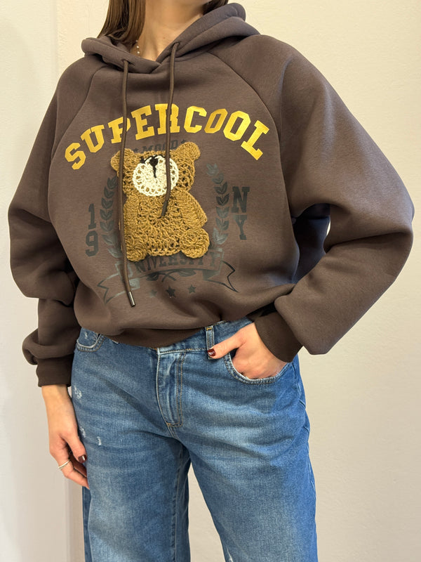 Felpa Teddy ricamato SusyMix