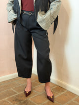 Pantalone a taglio Barrel,Nero - Lumina