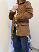 Giachetta in suede tabacco