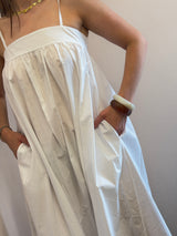Abito Lungo "Easy-Chic" in bianco nuvola