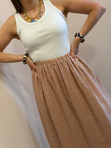 Gonna Midi con Filo di Lurex