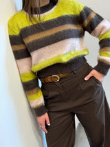Maglione a righe Kontatto