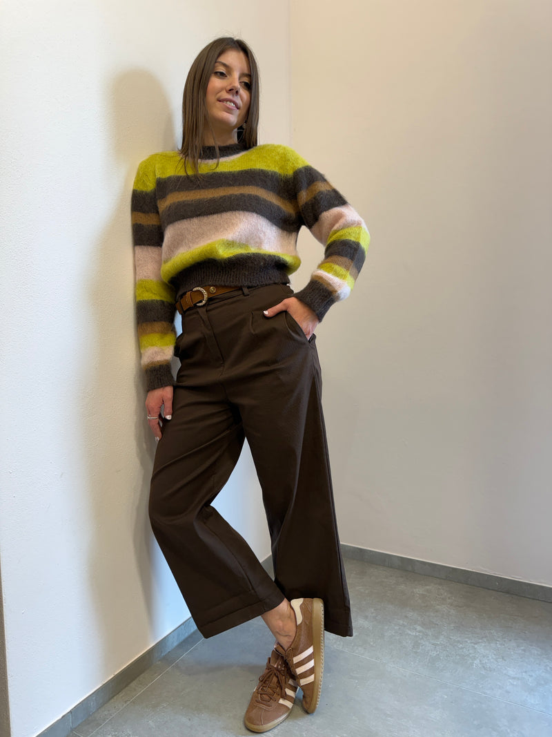 Maglione a righe Kontatto